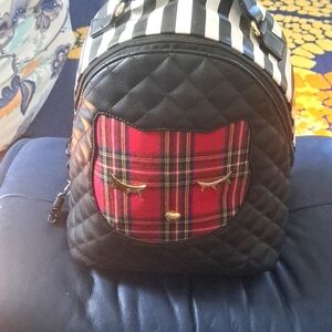BetseyJohnson Piper Mid Sized Quilted Cat Backpack